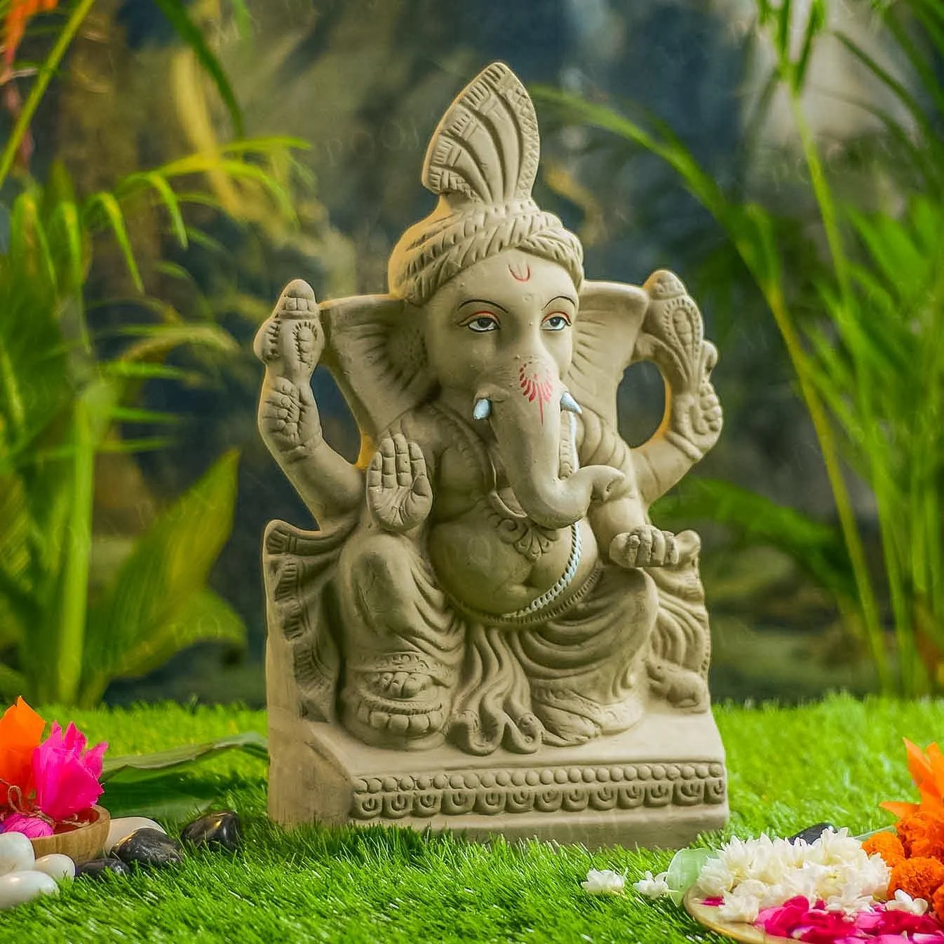 1.5FEET Janapradaya Eco-Friendly Ganpati | Plant-A-Ganesha