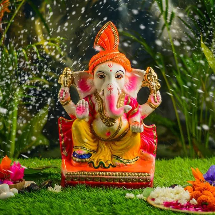 1.5FEET Janapradaya Eco-Friendly Ganpati | Plant-A-Ganesha