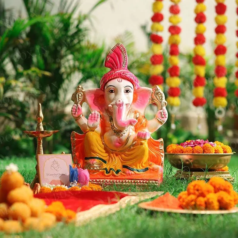 1.5FEET Janapradaya Eco-Friendly Ganpati | Plant-A-Ganesha