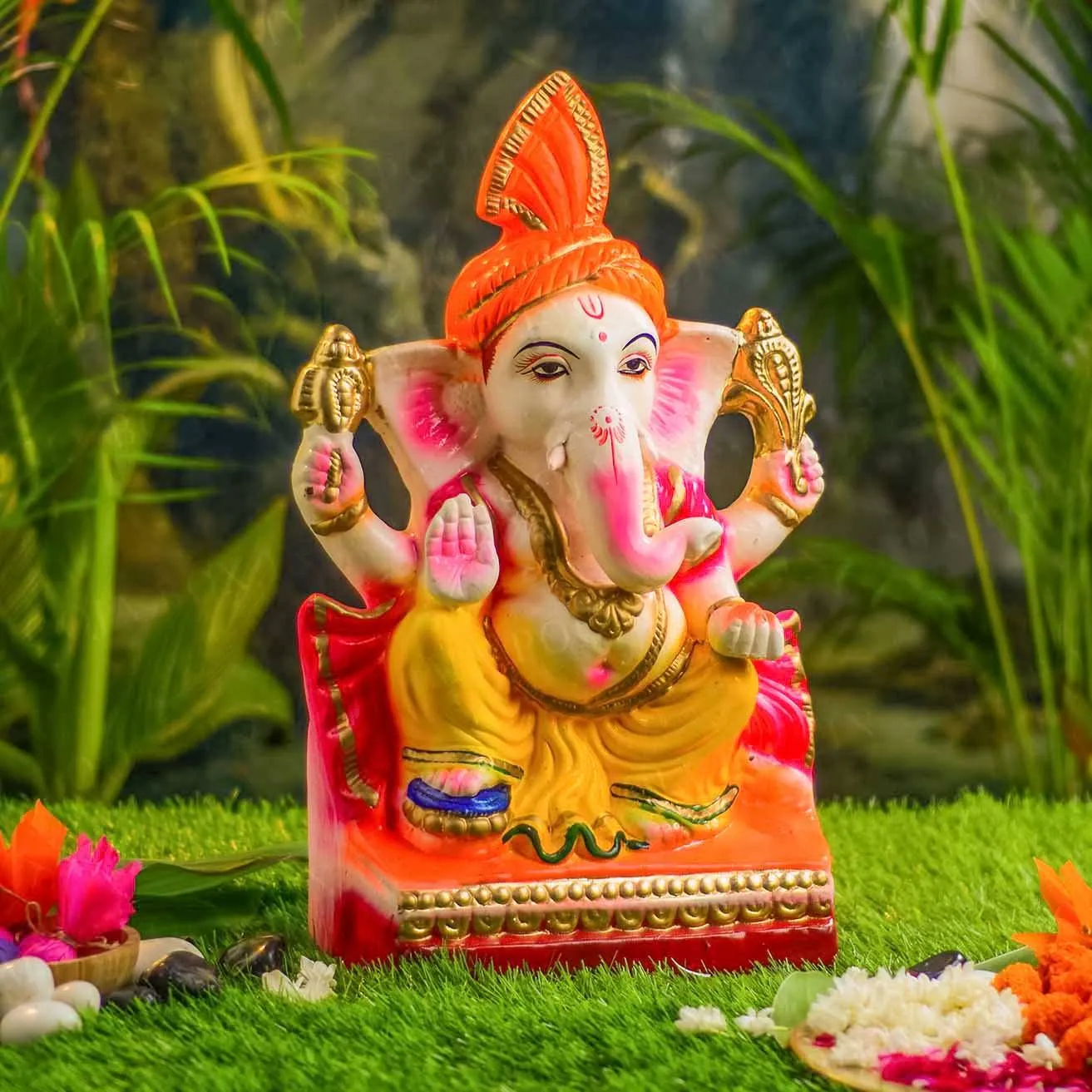 1.5FEET Janapradaya Eco-Friendly Ganpati | Plant-A-Ganesha