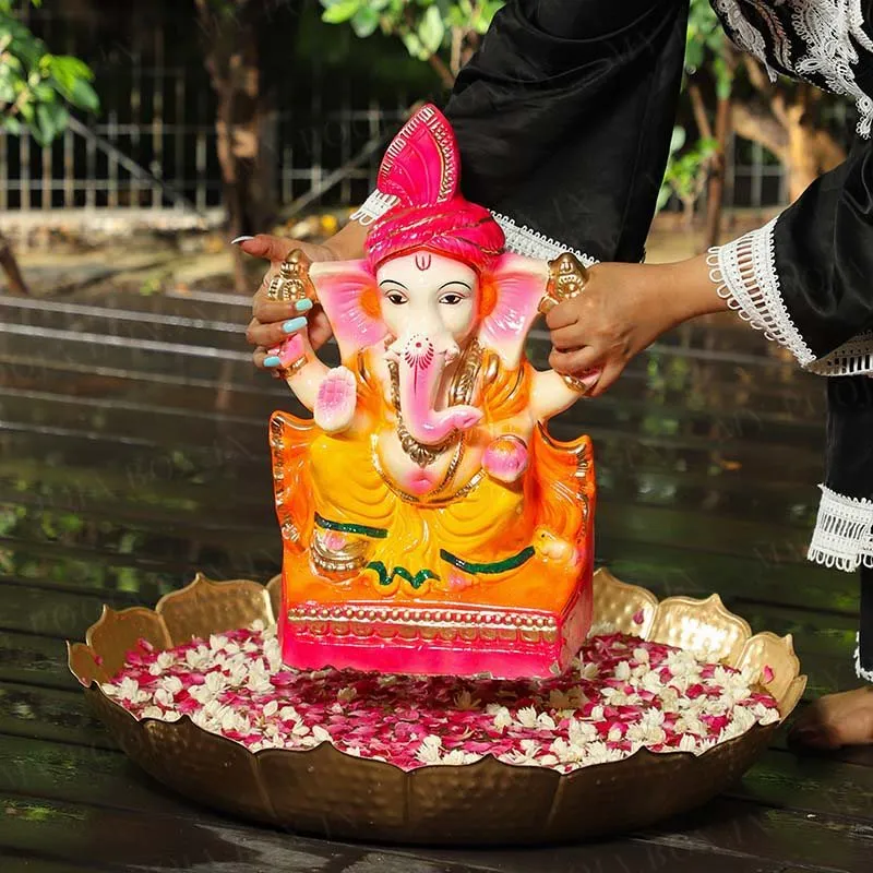 1.5FEET Janapradaya Eco-Friendly Ganpati | Plant-A-Ganesha