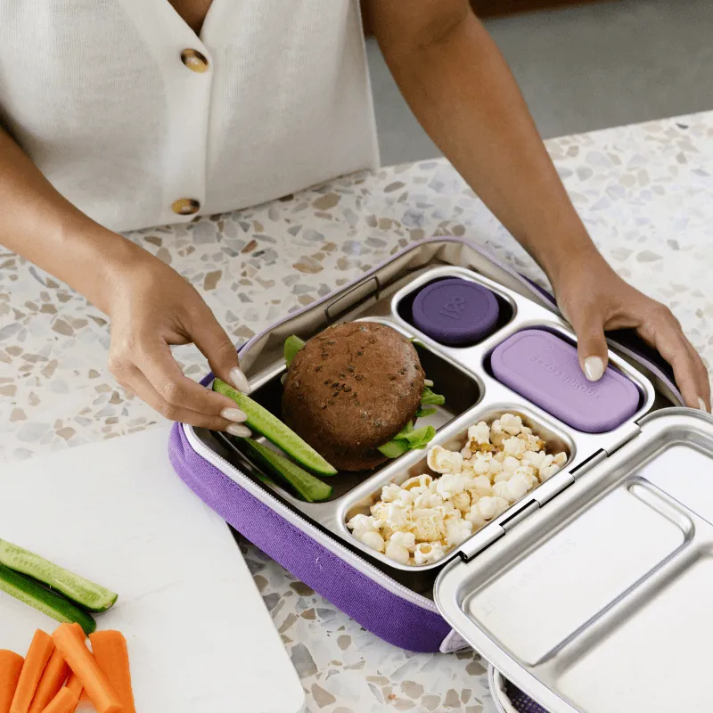 2 Pot Set - Stainless Steel Snack Containers