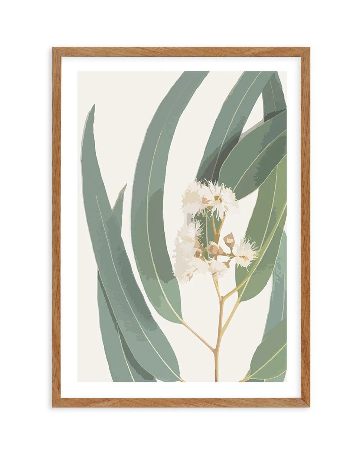 Abstract Eucalyptus I Art Print