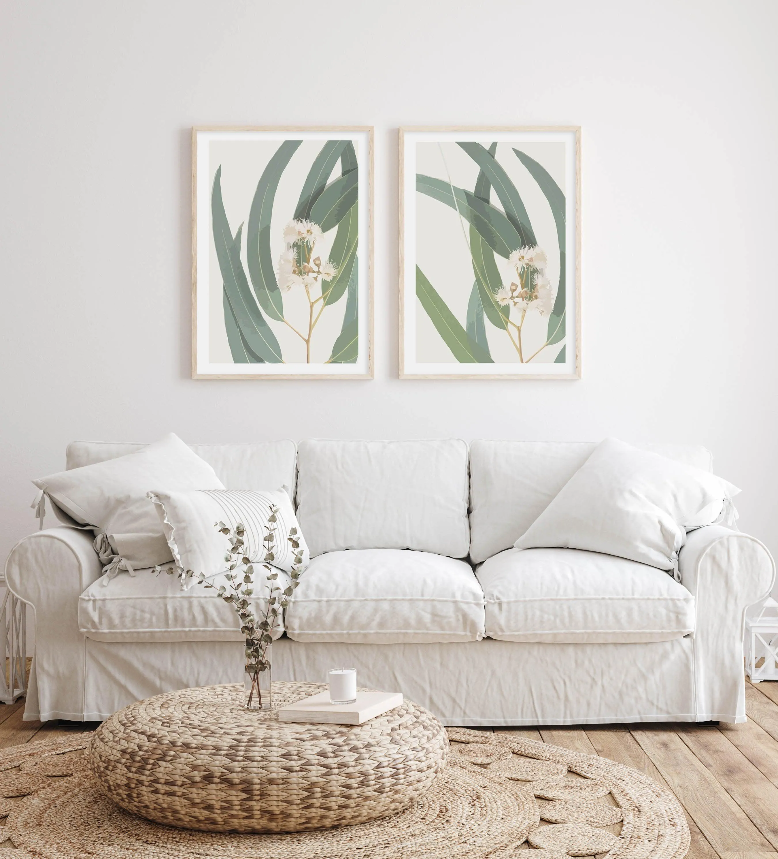 Abstract Eucalyptus I Art Print