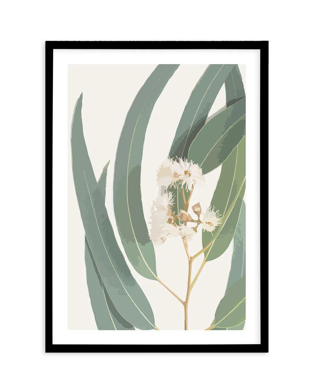 Abstract Eucalyptus I Art Print