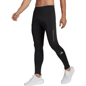 adidas Own The Run Mens Long Running Tights - Black