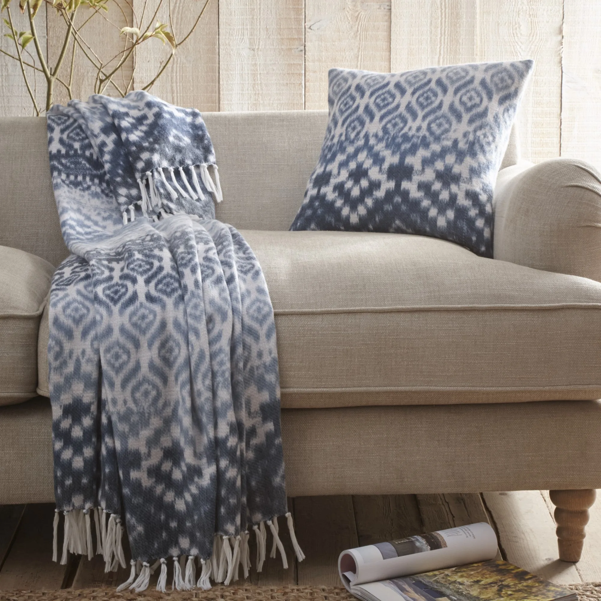 Appletree Hygge Sakari Cushion - Blue