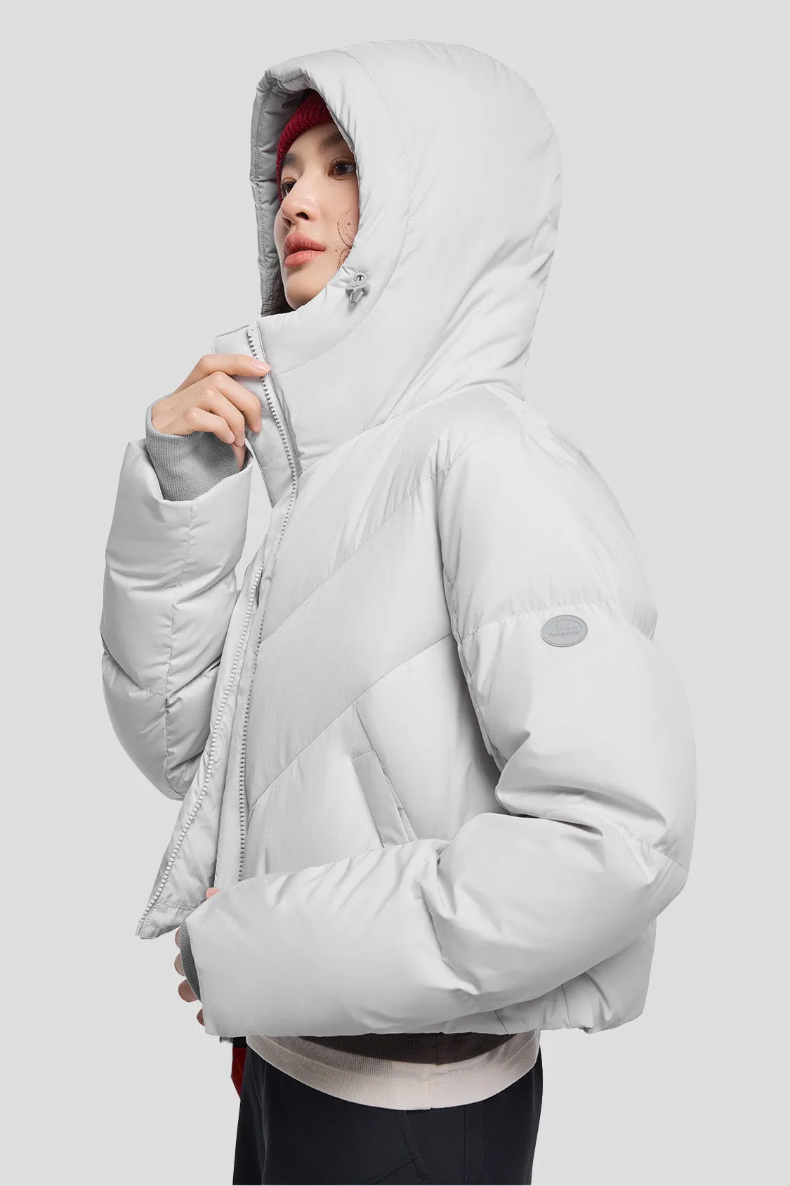 AquaDown - Women's Short Water-Repellent High-Warmth Puffer