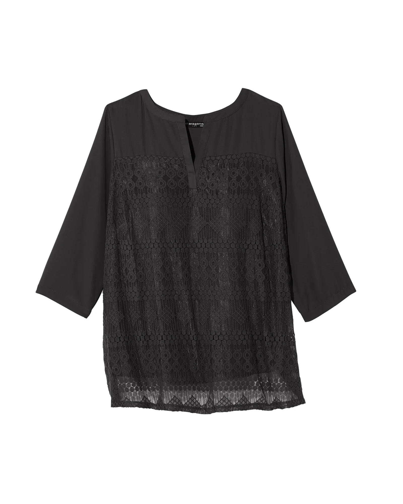 Audrey Detailed Blouse | Black