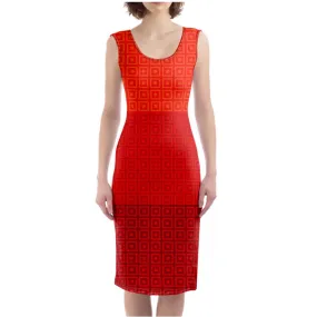 Autumn Matrix Bodycon Dress