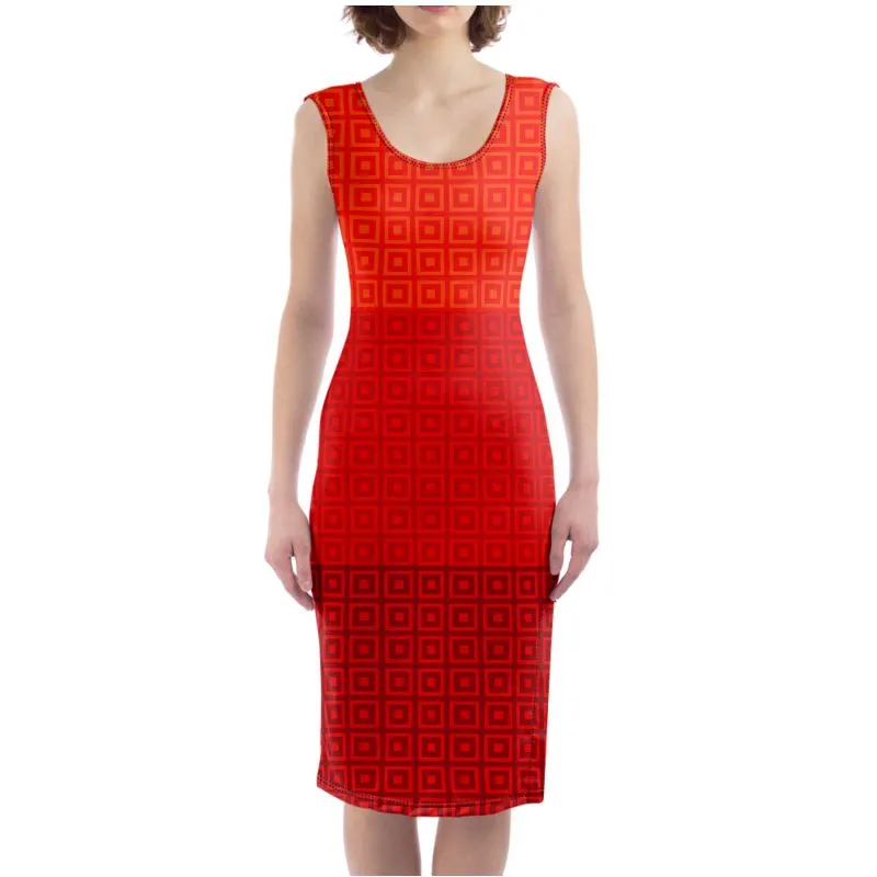 Autumn Matrix Bodycon Dress