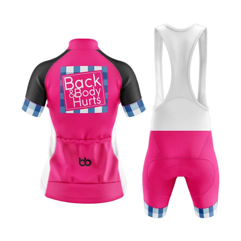 Back & Body Hurts (V2-Pink) Club Cycling Kit