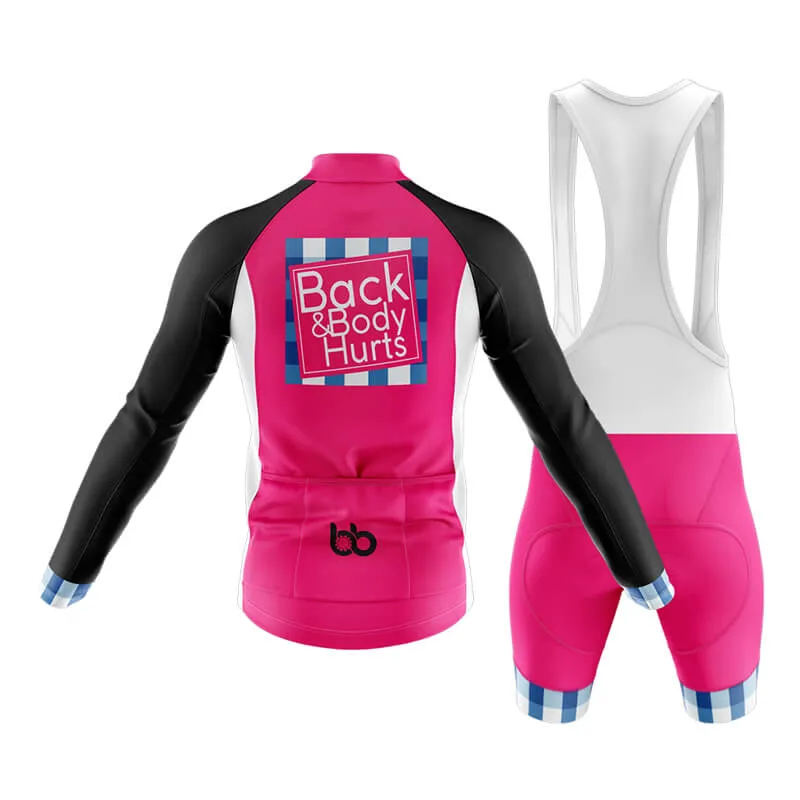 Back & Body Hurts (V2-Pink) Club Cycling Kit