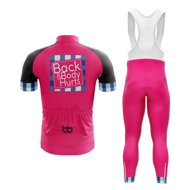 Back & Body Hurts (V2-Pink) Club Cycling Kit