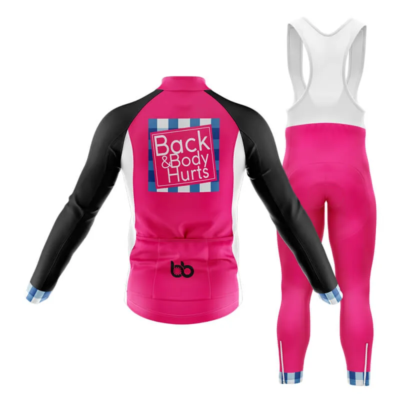 Back & Body Hurts (V2-Pink) Club Cycling Kit