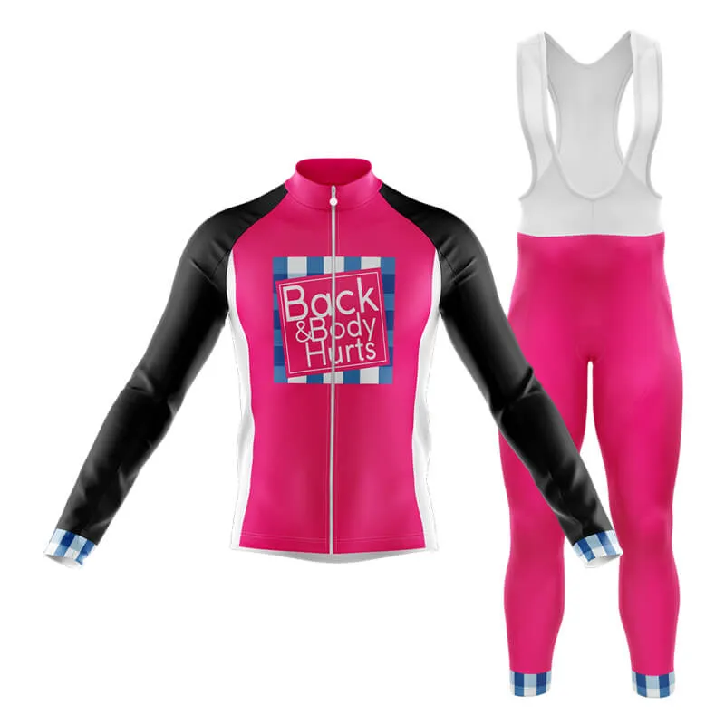 Back & Body Hurts (V2-Pink) Club Cycling Kit