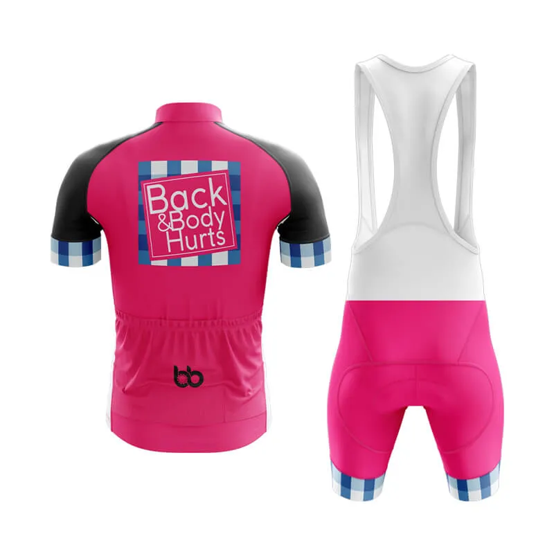 Back & Body Hurts (V2-Pink) Club Cycling Kit