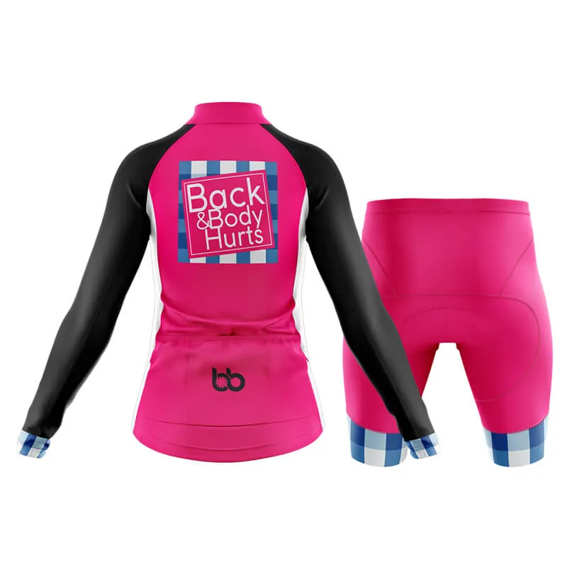 Back & Body Hurts (V2-Pink) Club Cycling Kit