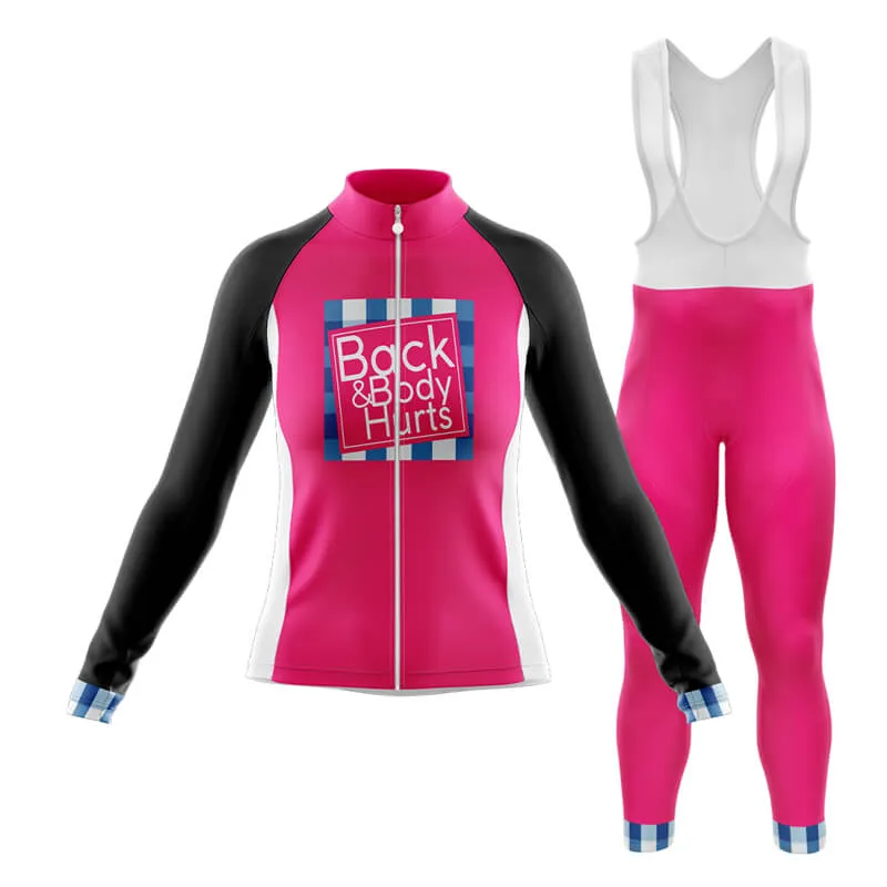 Back & Body Hurts (V2-Pink) Club Cycling Kit