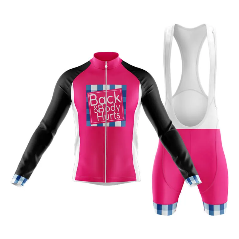 Back & Body Hurts (V2-Pink) Club Cycling Kit