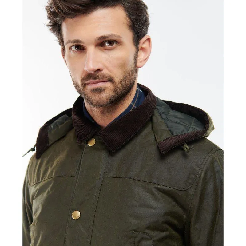 Barbour Hawthorn Mens Wax Jacket - Archive Olive