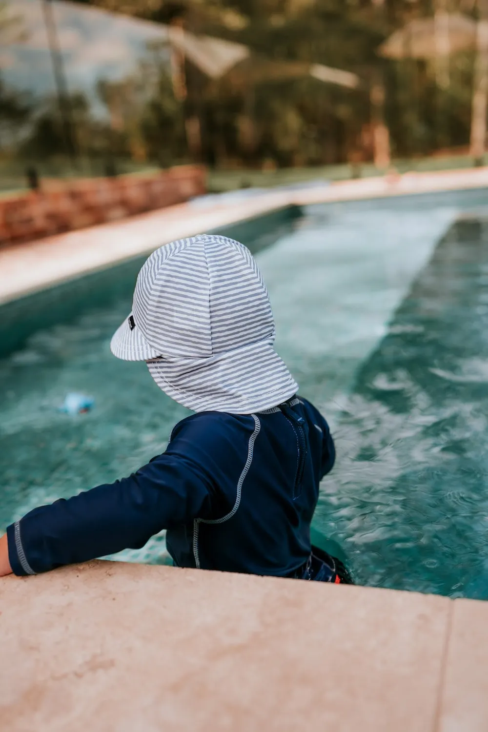 Bedhead Stevie Stripe Swim Legionnaire Hat