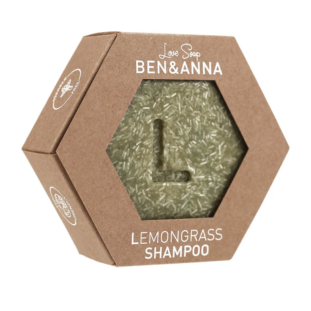 Ben & Anna Lemongrass LOVE Shampoo Bar 60g