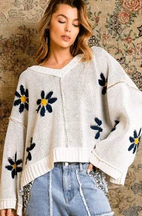 Berber Floral Chenille Sweater