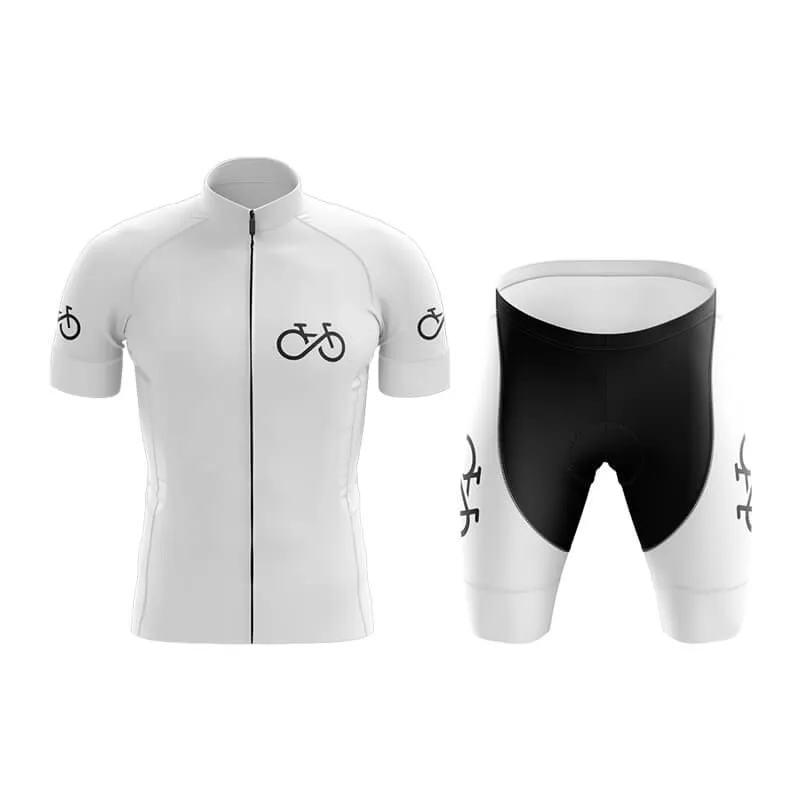 Bike Forever 2.0 Club Cycling Kit (White)