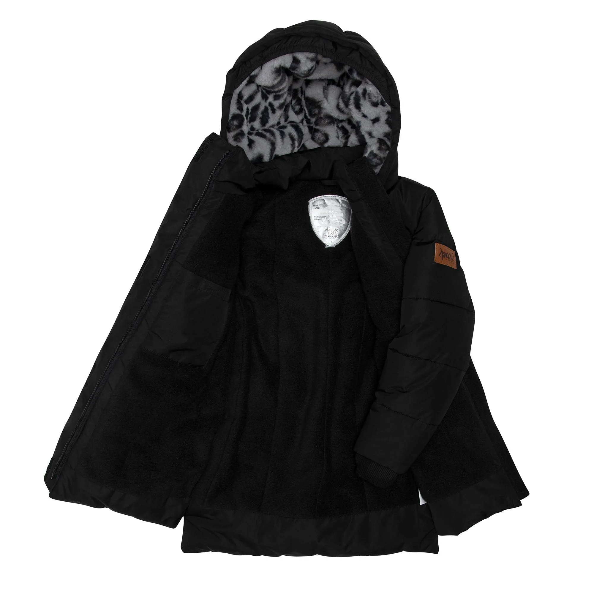 Black Puffer Long Coat