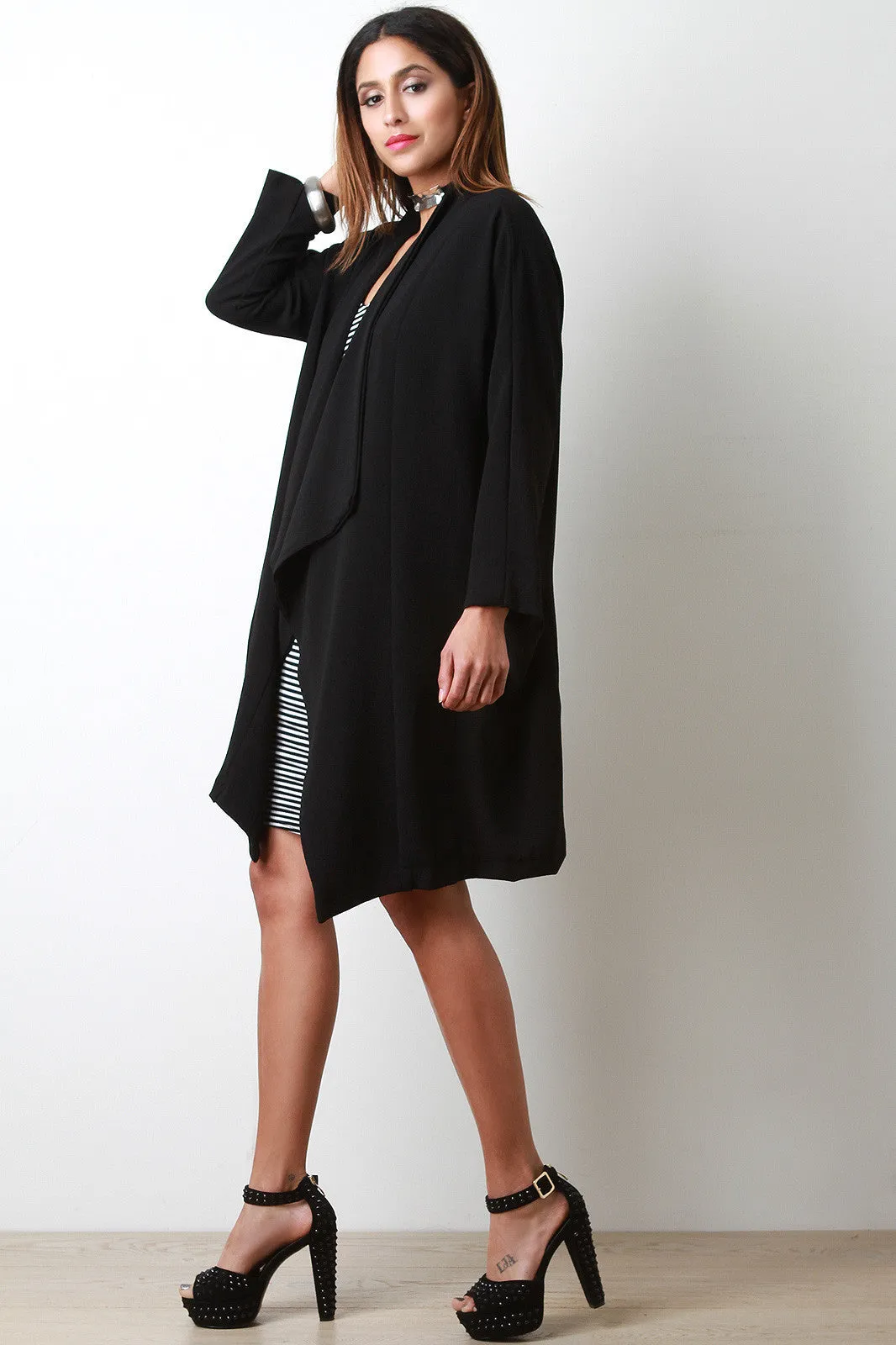 Boxy Crepe Jacket