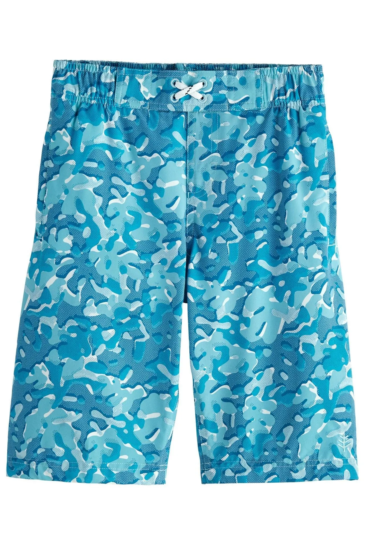 Boy's Island Swim Trunks  |  Aruba Blue Sea Camo