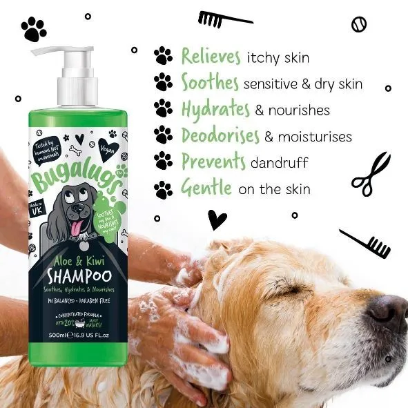 Bugalugs Aloe & Kiwi Dog Shampoo 500ml