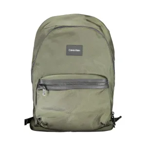 Calvin Klein Green Polyester Backpack