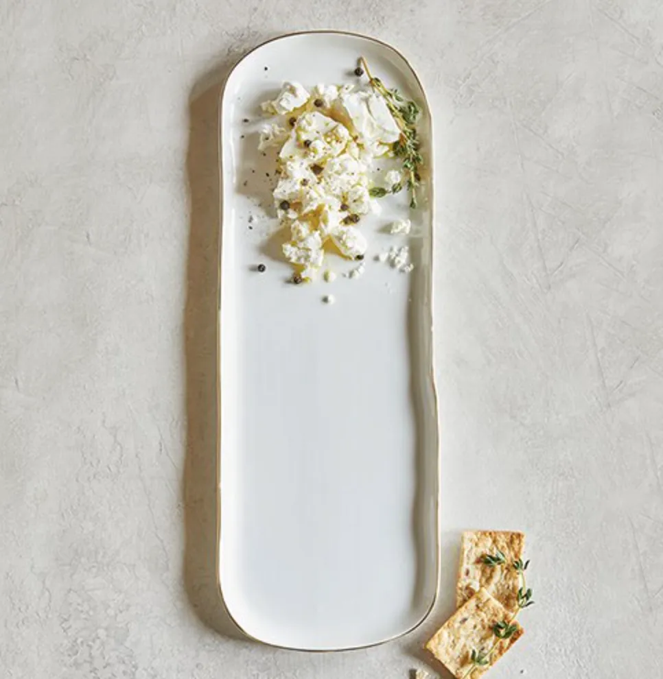 Ceramic serving platter