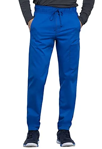 Cherokee WW012 Workwear Revolution Men's Natural Rise Straight Leg Jogger Scrub Pant