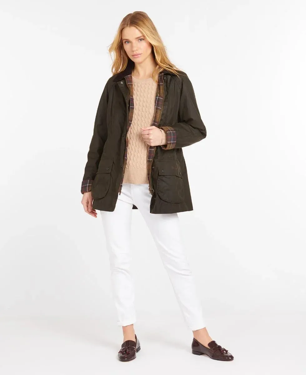 Classic Beadnell Wax Jacket - Olive