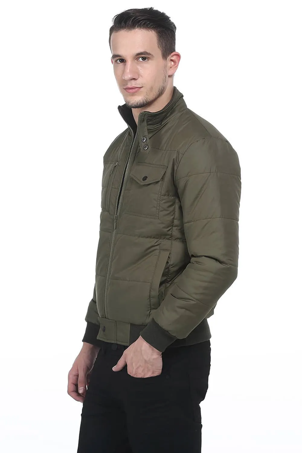 Comfort Fit Long Sleeve Polyfill Jacket