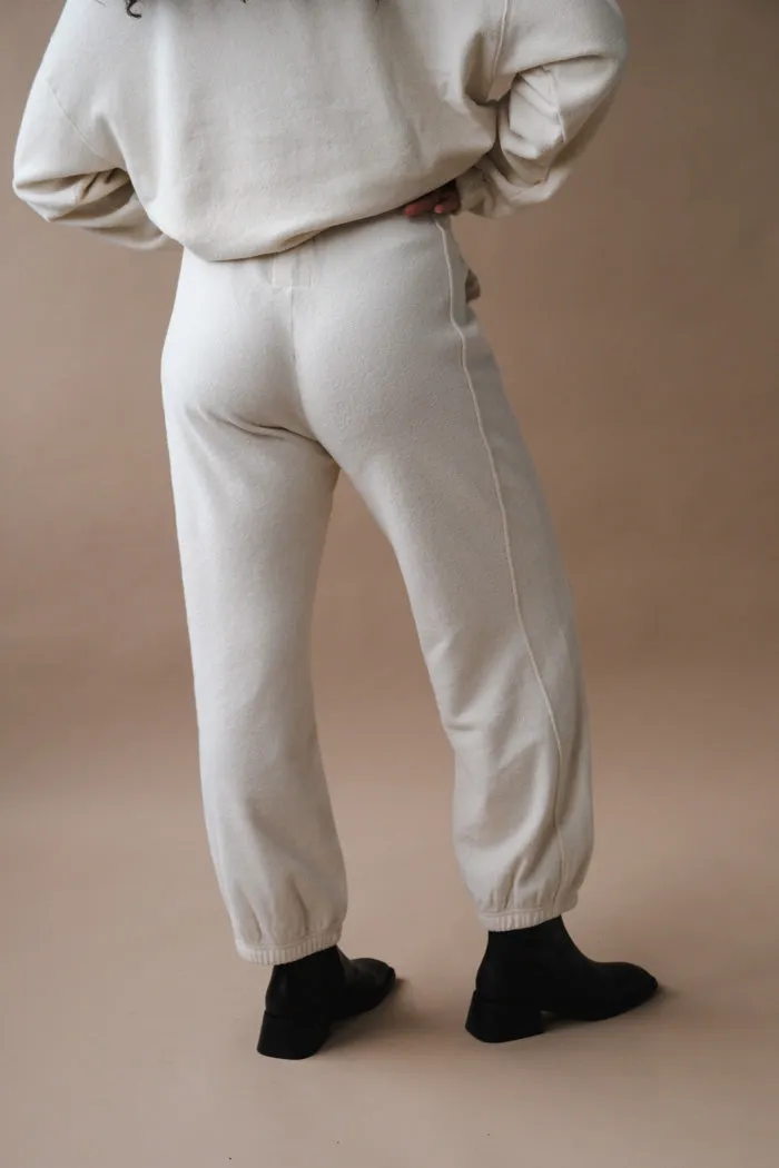 COTTON TERRY BALLOON PANTS