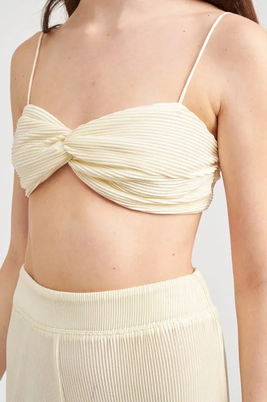 Cropped Top With Knot Detail