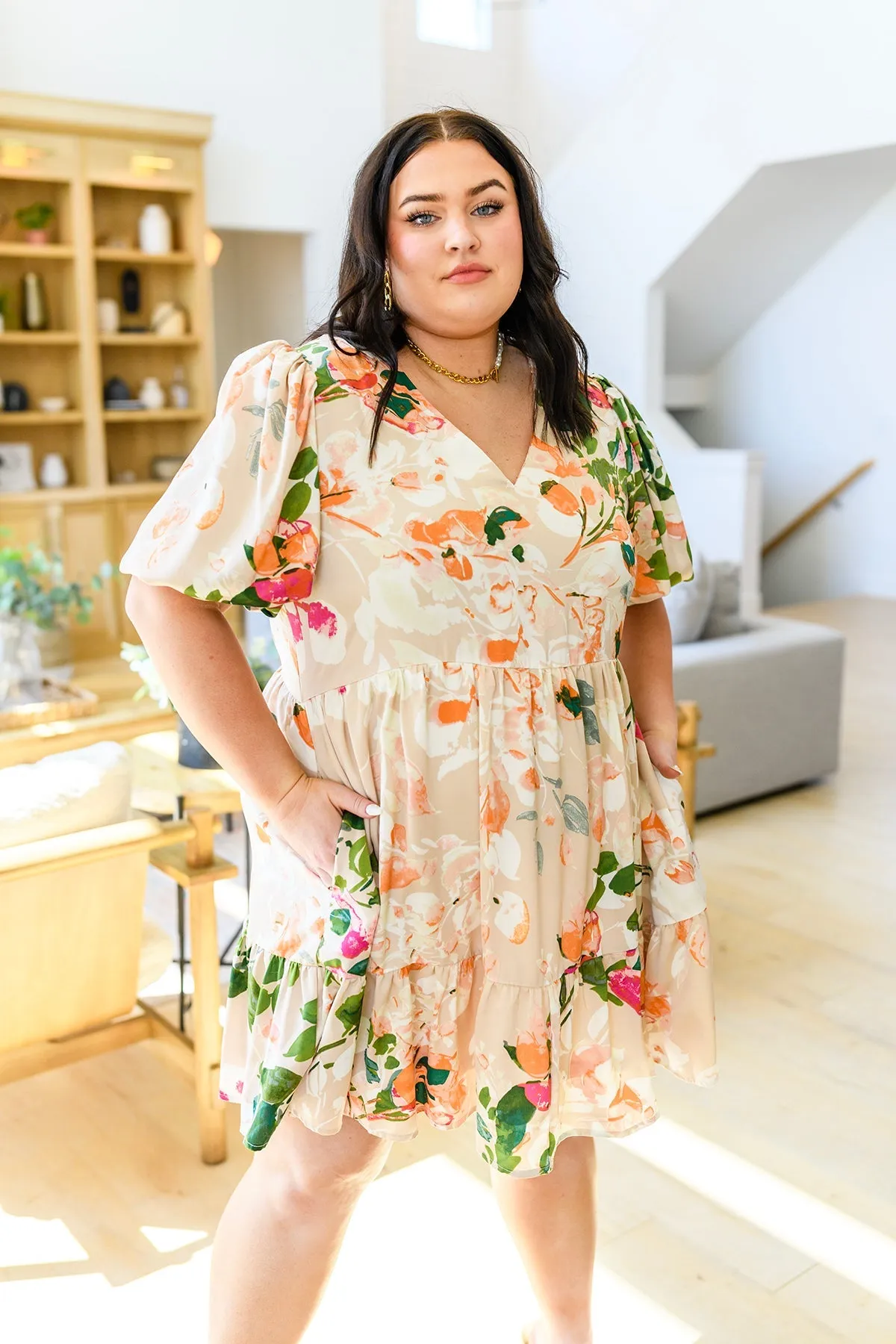 Delightful Surprise Floral Dress - Entro