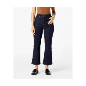 DENIZEN from Levi's Women's High Rise Flare Crop Jeans Heavyweight