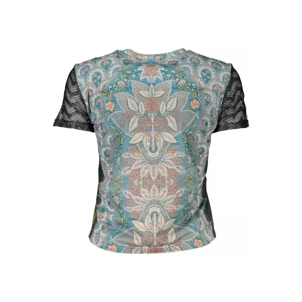 Desigual Light Blue Polyester Women Top