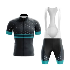 Dot and Stripe Club Cycling Kit (Black)