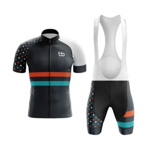 Dot and Stripe Club Cycling Kit (Grey)