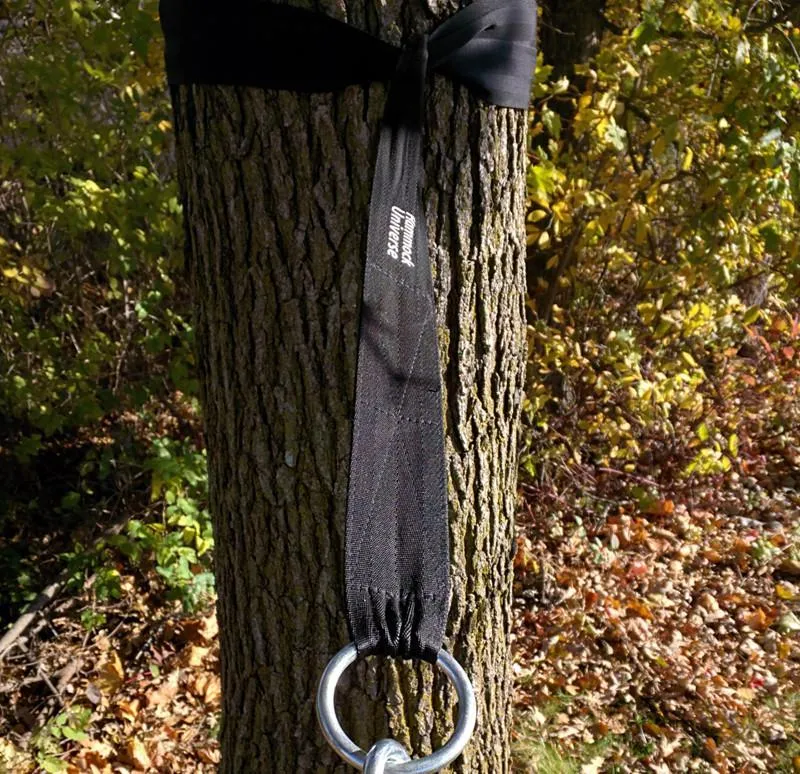 Eco-Friendly Hammock Tree Straps with Heavy Duty Carabiners