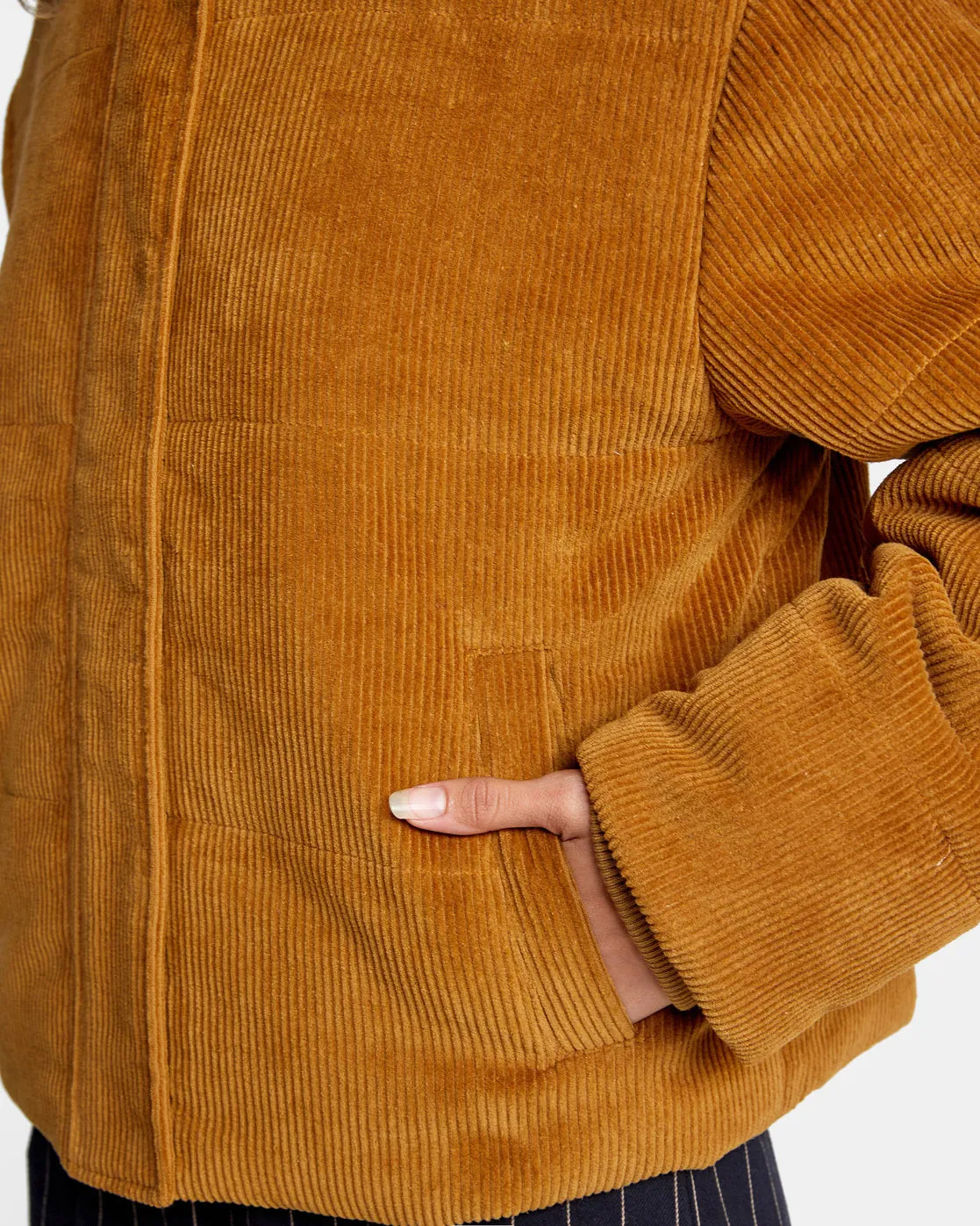 Eezeh Corduroy Puffer Jacket - Dijon