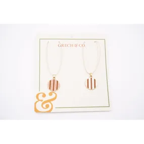 Enamel Necklace Set - Stripes