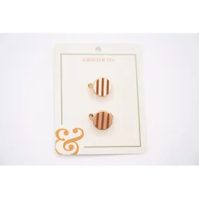 Enamel Rings Set - Stripes