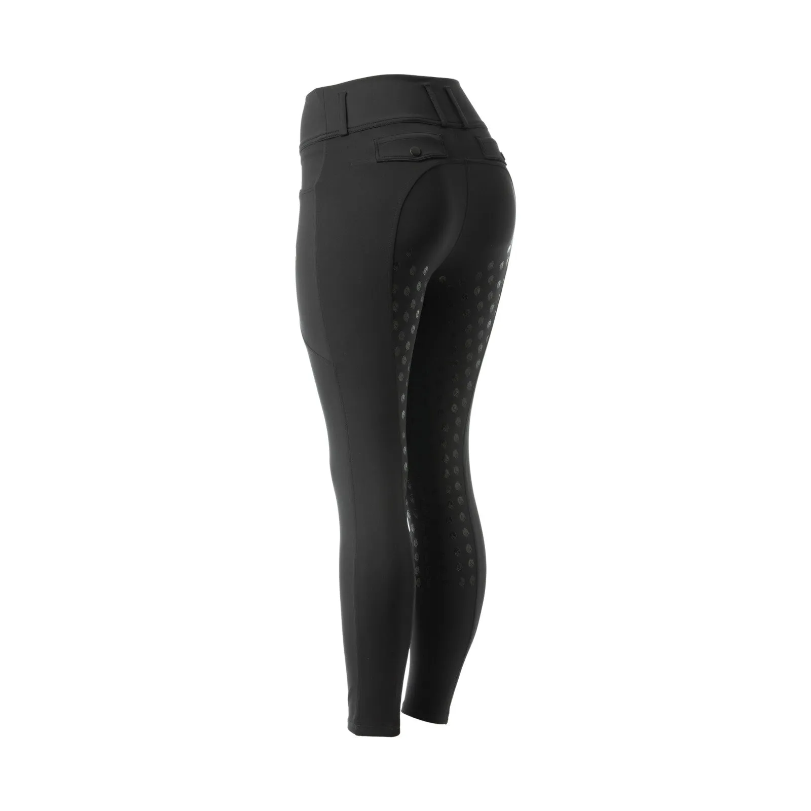 Equinavia Linnea Womens Compression Full Seat Breeches - Black E36028